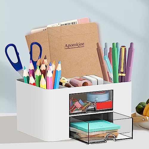 Apomkjoe Schreibtisch Organizer Weiß Stifthalter Schreibtisch Kinder...