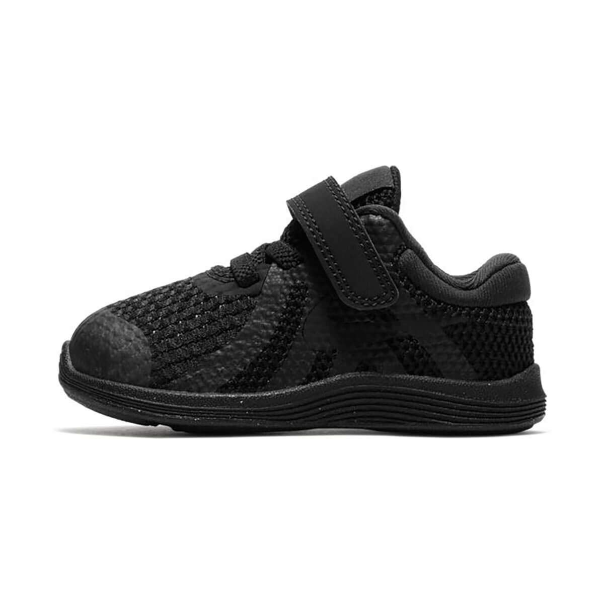 Nike Unisex-Child Revolution 4 (TDV) Running Shoe, Black/Black, 8C Regular US Toddler