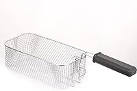 Vista 9 de Freidora eléctrica con cesta y tapa, olla freidora de acero inoxidable de 2000 W, capacidad de 3 litros para uso doméstico, sistema de freír