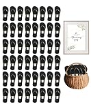 Bulk Flip Flops for Weddings | 48 Pairs | Reception Guest Slippers | Women Men Beach Pool Wholesale Sandals Pack