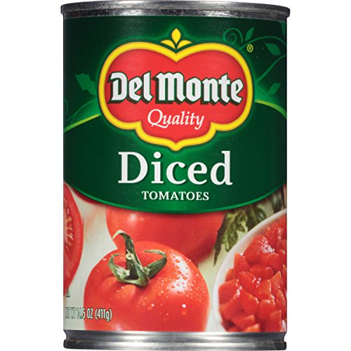 Del Monte Canned Diced Tomatoes With Natural Sea Salt, 14.5 Ounce (Pack Of 12) #TOP1