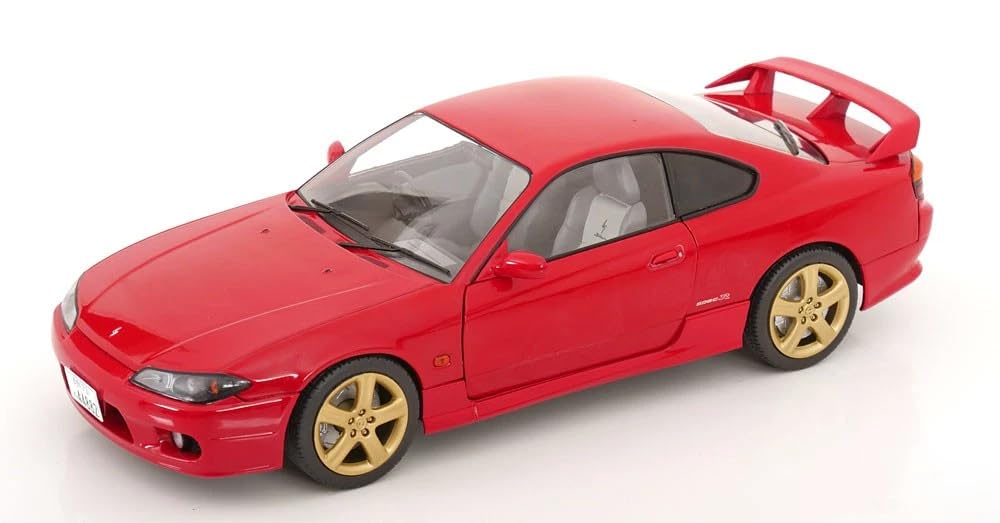 Amazon | ソリド 1/18 日産 シルビア S15 SPEC-R エアロ 1999 レッド