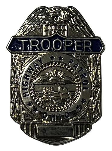 Ohio Highway Patrol Trooper Badge Hat Cap Lapel Pin PO-536 (1)