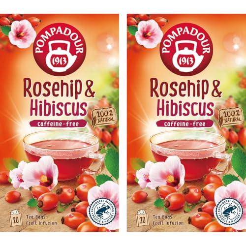 ポンパドール ローズヒップ&ハイビスカス ハーブティー