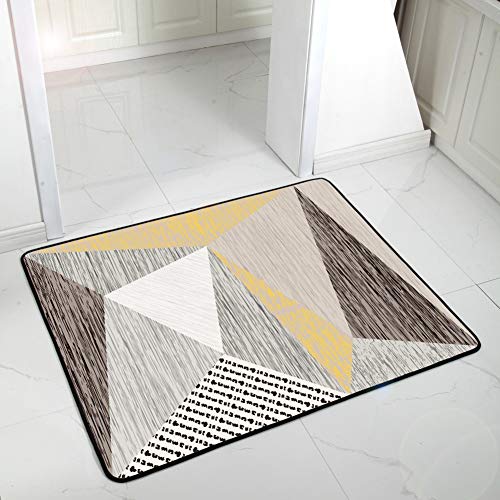 Tapis d'entrée cuisine antidérapant sur mesure lavable et résistant ZRUYI - 3