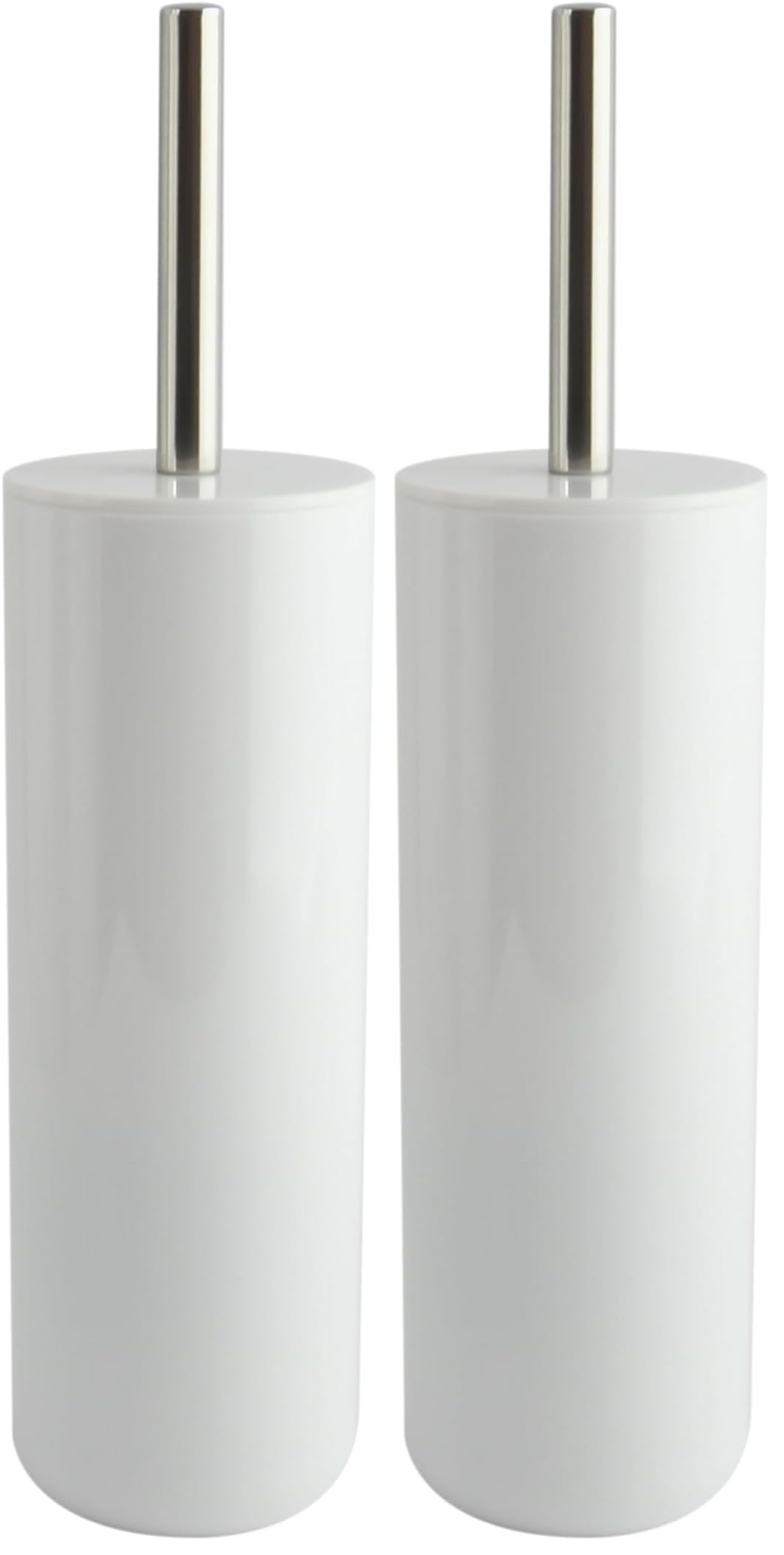 Porte-balai WC blanc Inagua pour une salle de bain moderne