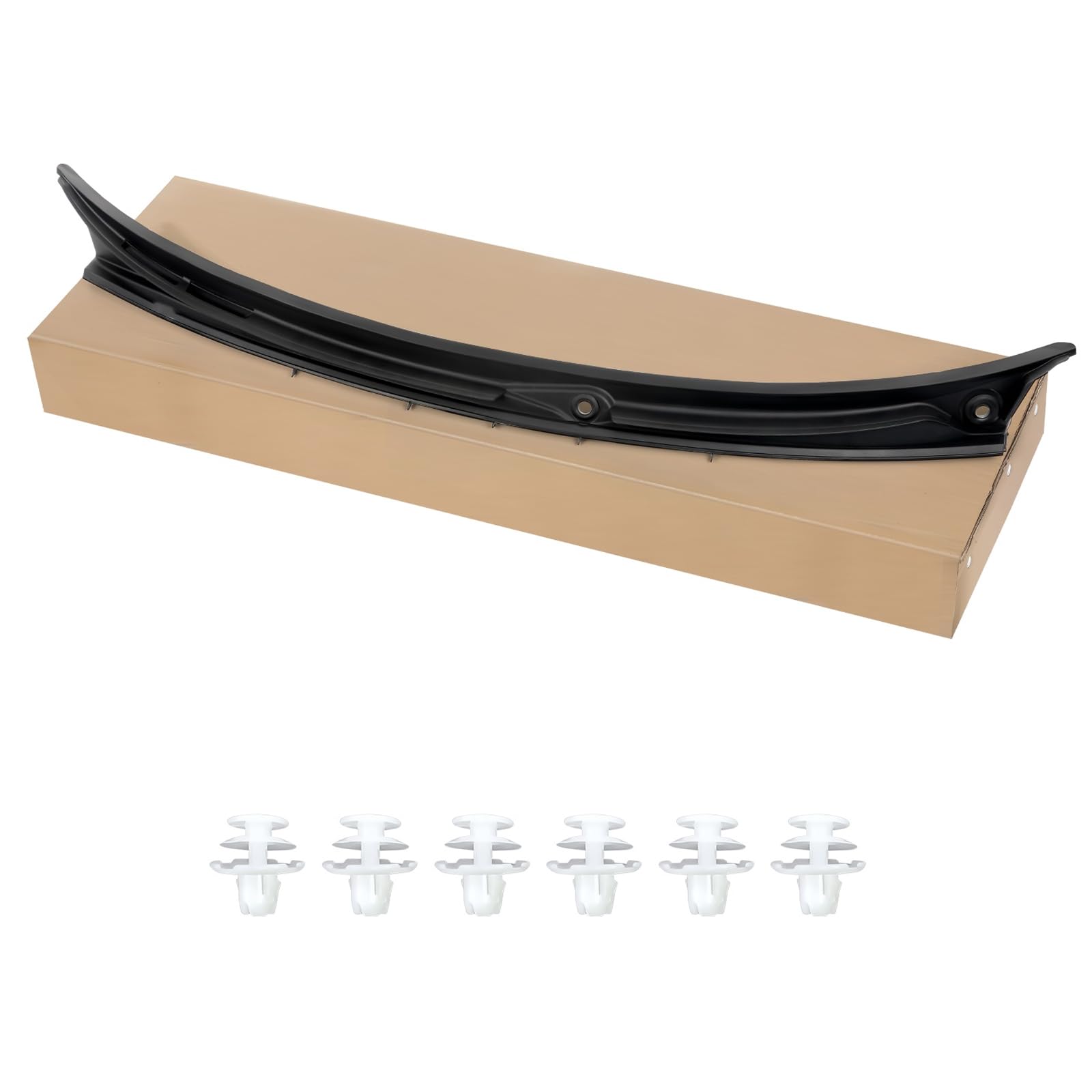 Copri tergicristallo anteriore nero 51718208483 compatibile con BMW 3 Serie E46 M3 323i 325i 330i