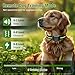 UJQW Wireless Dog Fence 2.4GHz Electric Fence for Dogs Wireless Fence for Dogs Portable Electric Dog Fence with Waterproof and Rechargeable Dog Training Collar (1 Controller & 3 Collar)