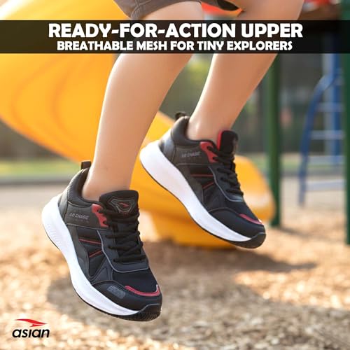 Image of ASIAN Adventure-52 Kids Shoes | Lightweight Sporty Kicks, Breathable Running Shoes, Secure Fit with Memory Foam Technology, Durable Grip Outsole | Stylish Sports Shoes for Boys & Girls