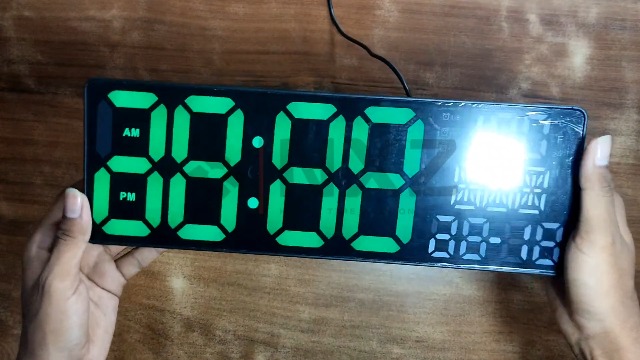 Buy LED Digital Clock, 2 Set Alarm Date Temperature Week Display
