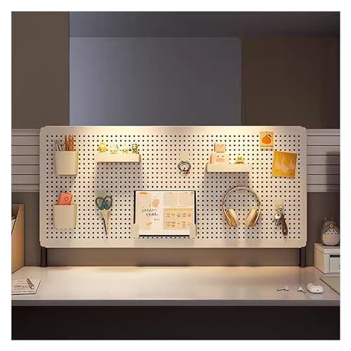 Plaques perforées avec support de rangement vertical modulaire pour étagère de table DIY