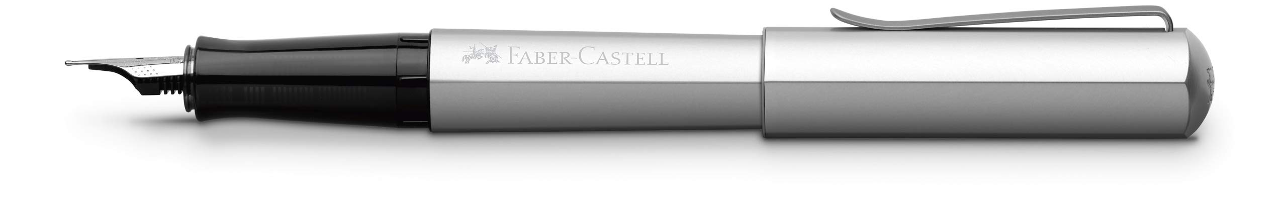 Faber-Castell Hexo Stylo plume Argenté B
