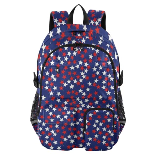 Mochilas escolares grandes con diseño de estrellas de EE. UU.