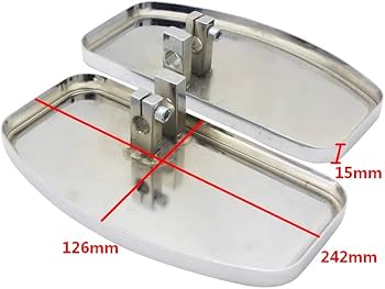 Amazon.com: Motaux Front Rider Footboards Floorboards for Kawasaki