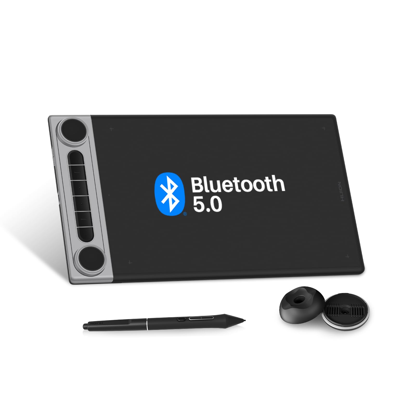 HUION Inspiroy Dial 2 V2 Bluetooth 5.0 Tableta de dibujo, PenTech 4.0