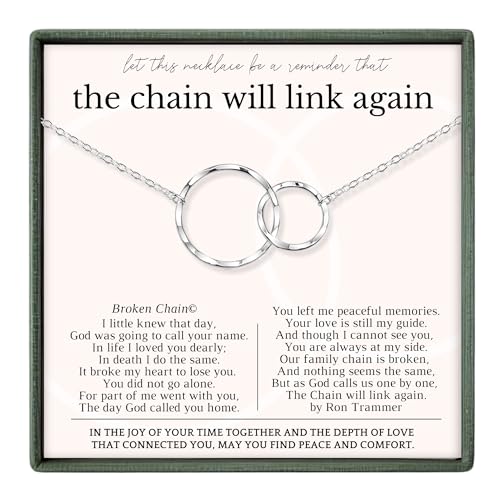 HOPE LOVE SHINE Memorial Necklace - Sympathy Gift for Loss of Loved One - In Memory of Mother, Father, Daughter, Son or Friend - Remembrance Jewelry with Memorial Poem - Sterling Silver Necklace