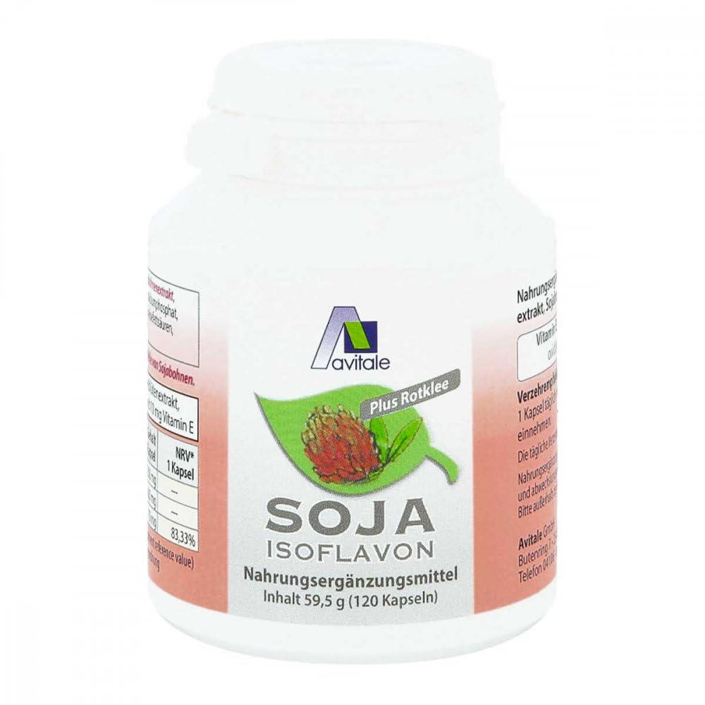 Soja Isoflavon Kapseln 60 mg + E 120 stk