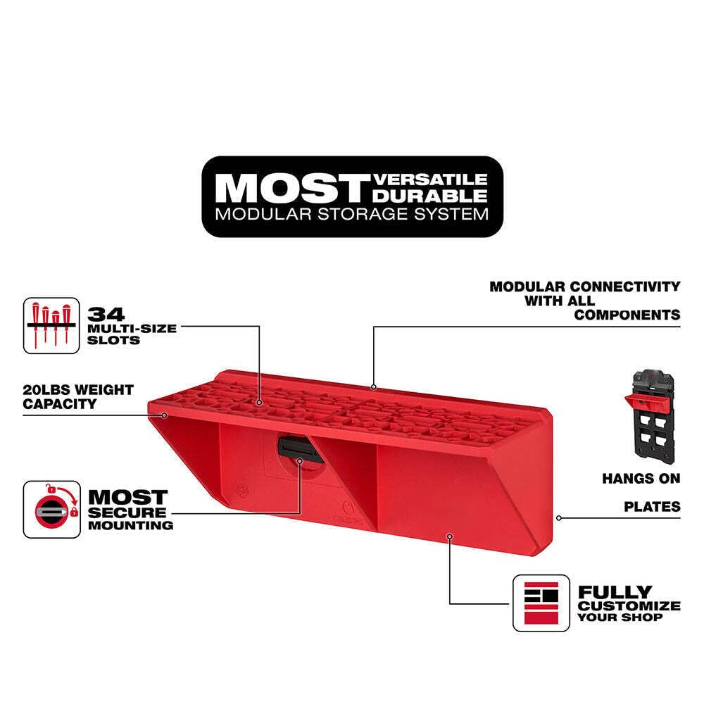 Whlvipaol 48-22-8341 fits Milwaukee 48-22-8341 Reinforced Screwdriver Rack