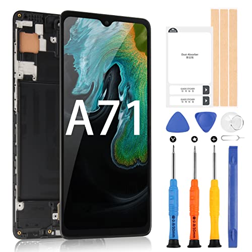 Écran Samsung Galaxy A71 tactile LCD noir SM-A715F bloc complet de rechange
