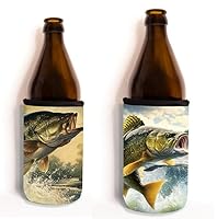 Bäng Läng Flaschenkühler für Bierflaschen und Dosen – (0,5l) – Langhaltende Kühle, Carp, Pike, 2 stk.