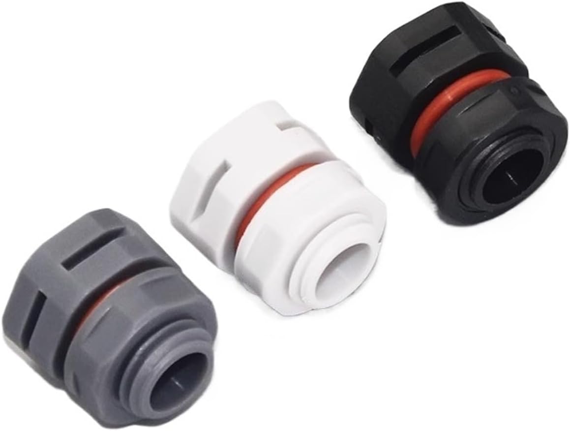 LINGYUE Waterproof Air Vent Valves 10PCS IP68 Waterproof Breathable Vent Plug Automatic Exhaust Breather Valve, Pressure Balance Nylon Screw Type M5 M6 M8M12M16M20(White,M40x1.5 15)