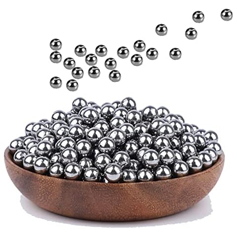 YUANHONGKEJI Paint Agitator Balls for Model Acrylic Paint Set, 100 Pcs Model Paint Mixer, Stainless Steel Paint Mixing Balls, 5.5mm/0.22inch Cover