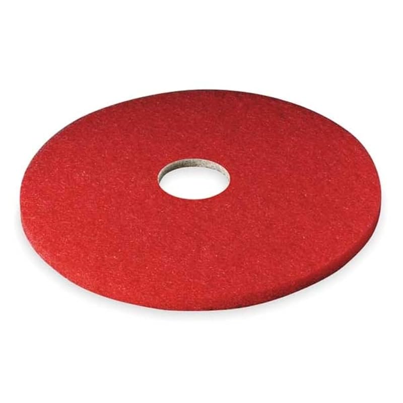 Disco de Polimento para Pisos 3M Buffer Pad 5100 Vermelho 30,5 cm Pacote com 5