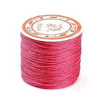 Arricraft 1 Roll 150 Yards 0.5mm Nylon Cord For Chinese Knotting, Kumihimo, Beading, Macramé, Jewelry Making, Sewing- Burlywood