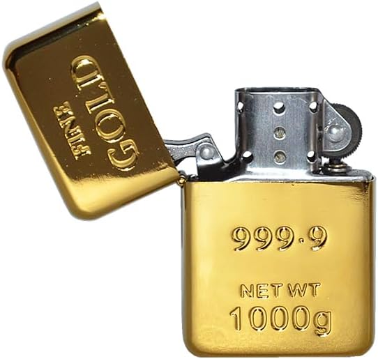 Doppelflammiges Sturmfeuerzeug - Metall Feuerzeug Mit Adlerkopf Design & Verstellbarer Flamme