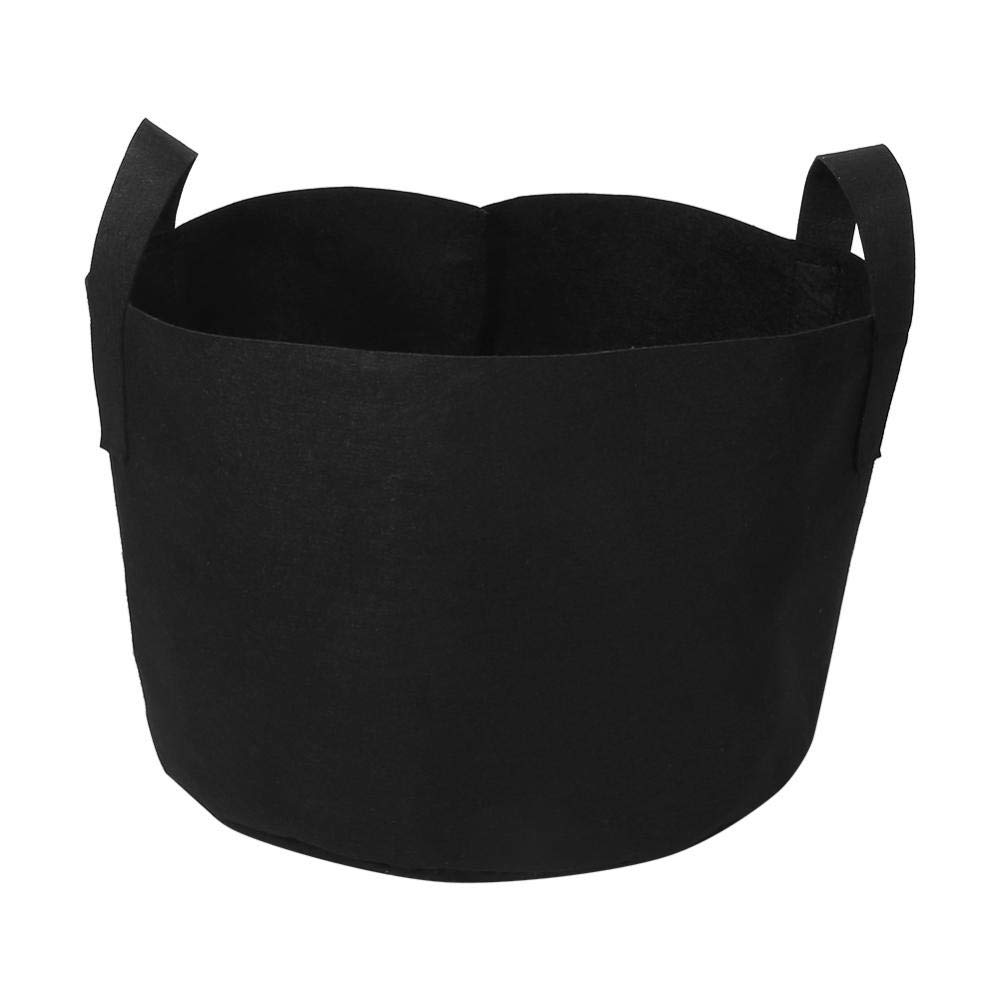 Asixx Black Grow Bag, Plant Growing Bag, 1/2/3/5/7/10 Gallon Plants Growing Bag Aeration Planting Pot Container For Vegetable Flower (28 X 40 Cm£¨10 Gallon £©)