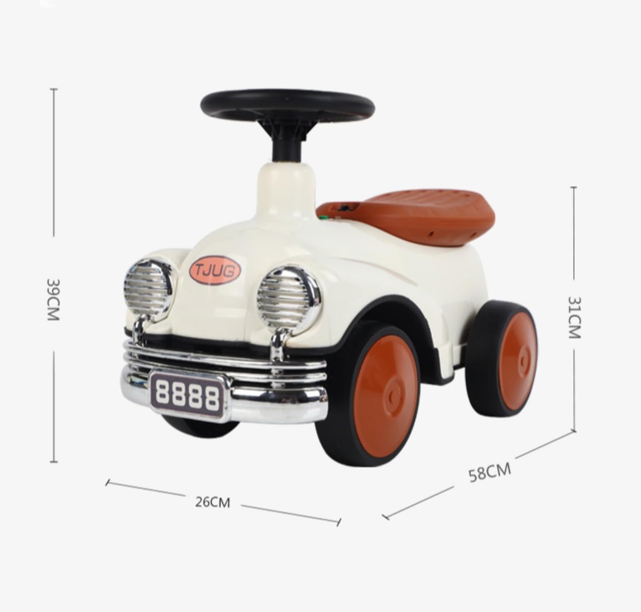 Amazon.co.jp: Rosoy乗用玩具 子供用車 レトロカー 足こぎ スイング