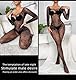Livia Corsetti ABRA Bodystocking sexy Netz Catsuit Overall langarm offen im Schritt, XL/XXL schwarz