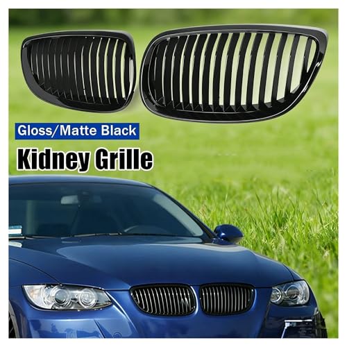 Calandre Rein BMW E92 E93 M3 Noir Brillant | Grille Calandre Avant ABS - 4