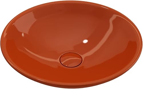 Miniatura 10 de BOCCHI Venezia - Arcilla refractaria de 15.75 pulgadas con tapa de drenaje a juego en oro mate