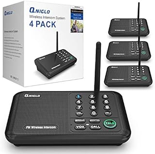 Intercoms Wireless for Home, Home Intercom System Wireless, 1000 Feet Long Range House Intercom System for Business, Two Way Wireless Intercoms for Office, Wireless Room Monitor