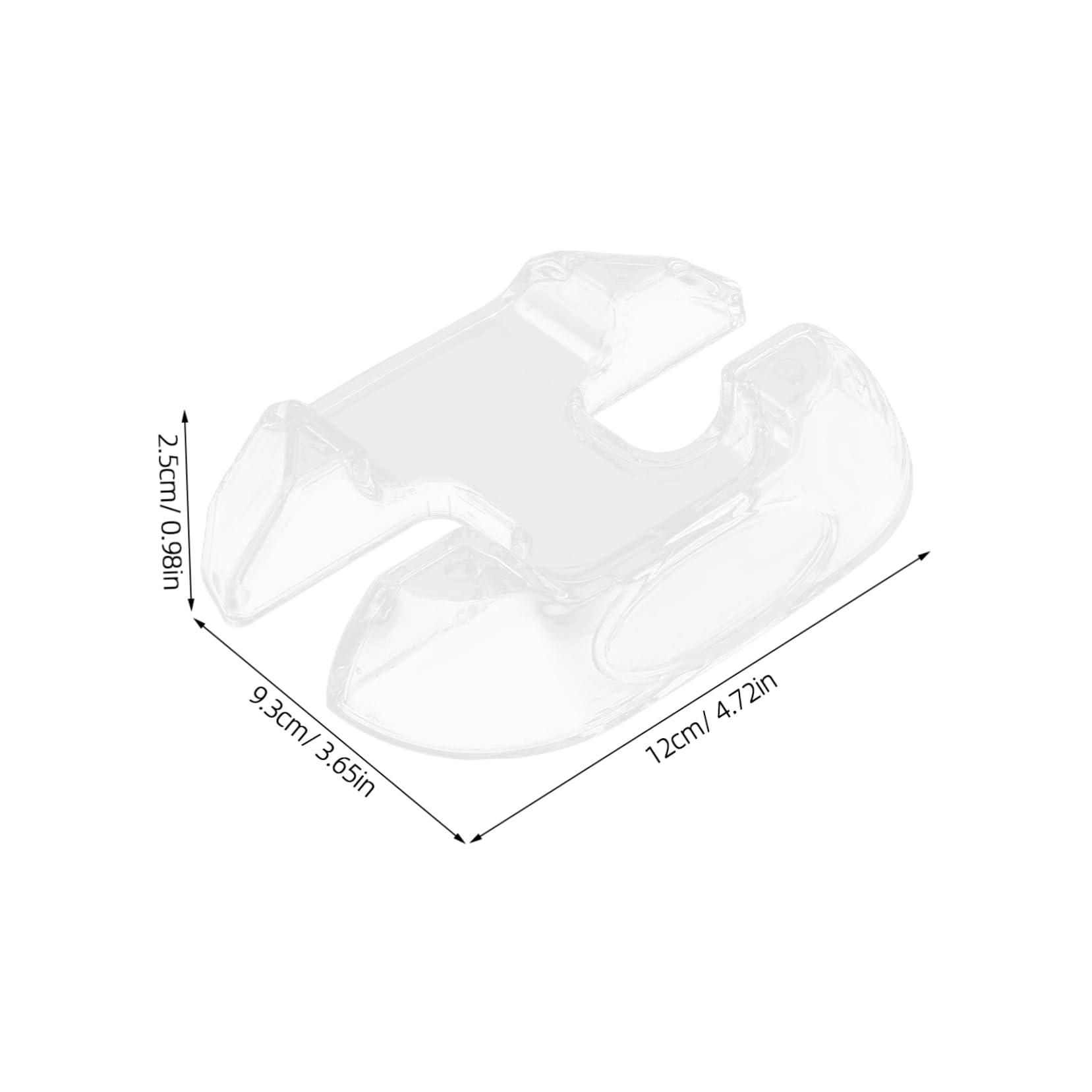 OSOLADY 2Pcs Roller Skate Holder Stand Durable Transparent Display Rack for Efficient Storage and Organization of Inline Skates Stable Support for Hockey Skates and Roller Shoes
