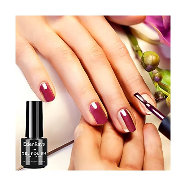 EdenRays-23pcs-Gel-Nail-Polish-Set-Soak-Off-UVLED-Gel-Starter-Kit-20-Vibrant-Colors-Base-Coat-Glossy-Matte-Top-Coat EdenRays 23pcs Gel Nail Polish Set, Soak Off UV/LED Gel Starter Kit, 20 Vibrant Colors, Base Coat, Glossy & Matte Top Coat, 23 Count (Pack of 1)