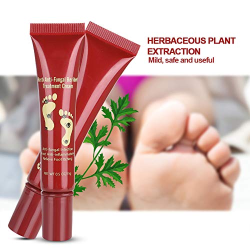 Crema antimicótica para el cuidado de los pies Ungüento natural para calmar la picazón, escamación o agrietamiento de la… - Imagen 3