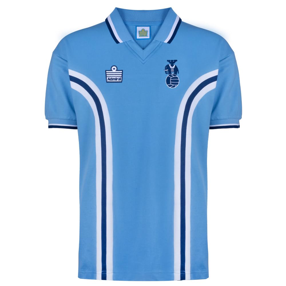 Score Draw Coventry 1978 Admiral Retro Football Shirt Blue/White XX-Large Cotton