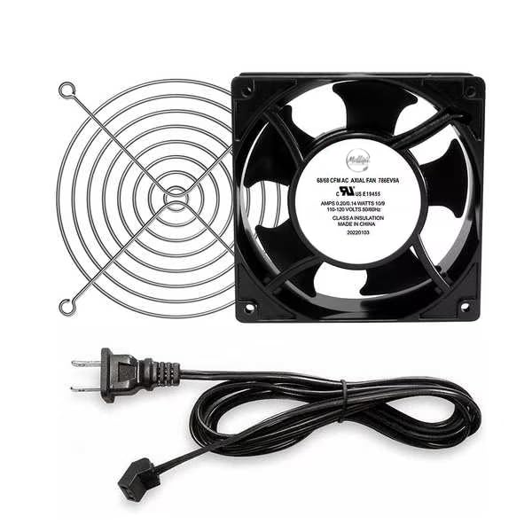 Axial Fan Kit, 4 3/4 in H, 1 1/2 in D, Mfr: 786EV9-A