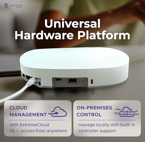 Image of AP4000-WW Tri-Radio Indoor Wi-Fi 6E Access Point - 2.4GHz /5GHz /6GH, Multi-OS Support, Cloud-Managed with ExtremeCloud IQ, High-Density Performance