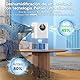 Luftentfeuchter Elektrisch, 1800ML Raumentfeuchter Leise Dehumidifier for Home, Luftentfeuchter Klein mit Funktion Abtauen & Schlafmodus, 8/12/24 Stunden Timer für Badezimmern Küchen Wohnbereichen