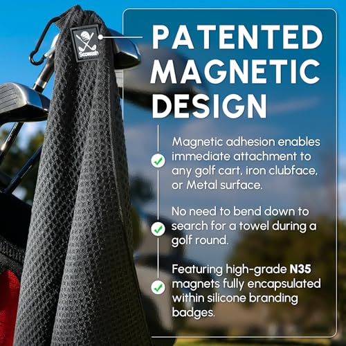 SOOWASH 18x18 Inch Magnetic Towel