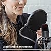 YPBEW Microphone Streaming Mics Game Props Vocal Record Apply Microphones Vlog Video Live Streaming Mics Volume Handheld Microscope for Adults Computer #1