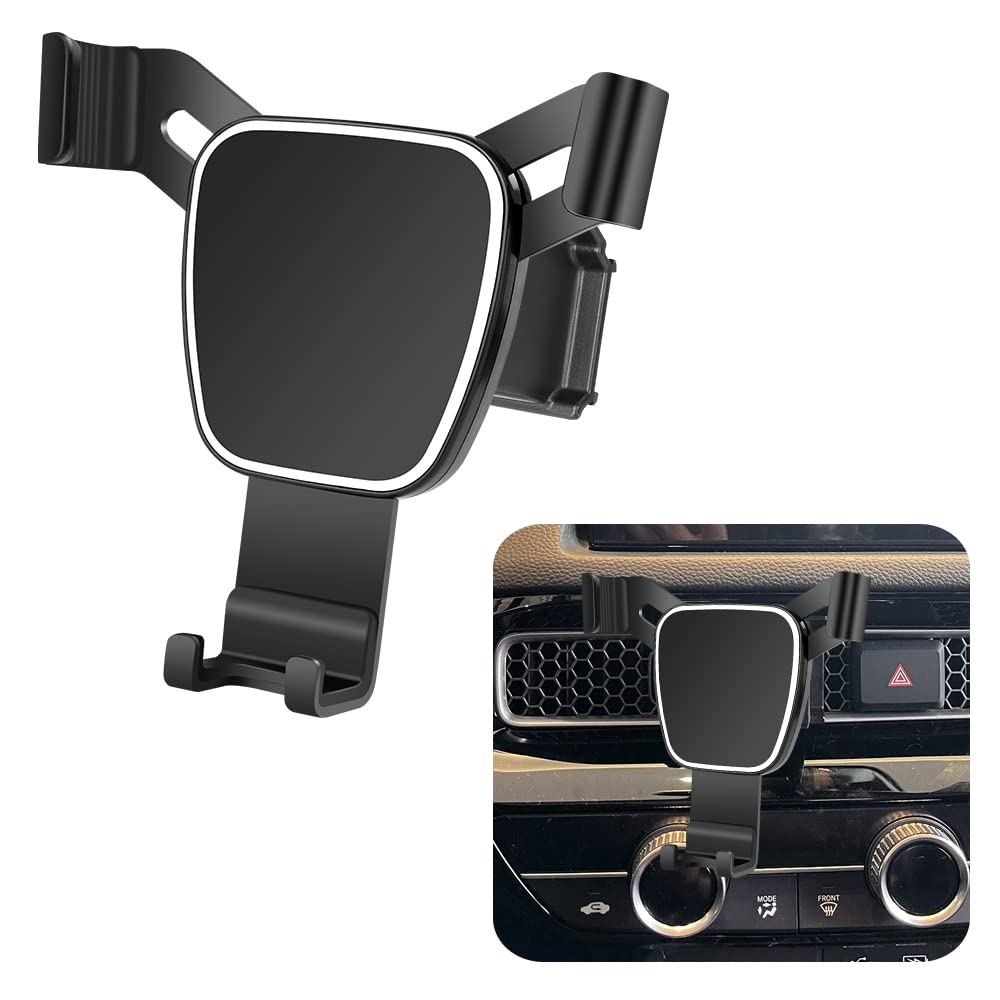 LUNQIN Car Phone Holder for 2022-2023 Honda Civic Auto Accessories Navigation Bracket Interior Decoration Mobile Cell Phone Mount