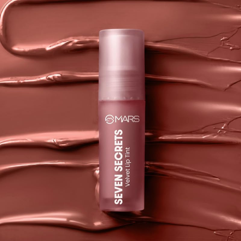 Image of MARS Love Track Velvet Lip Tint (2.8ml) (SEVEN SECRETS) | Velvet Matte Finish | Non-Sticky & Lightweight | Highly Pigmented | Comfortable Wear