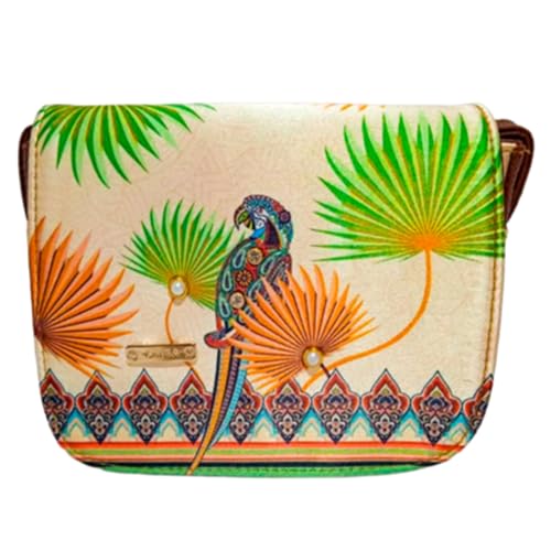 CHULA Tulum Bolso Bandolera Pequeño Julie Shoulder Loro Celestial - Moda Sostenible