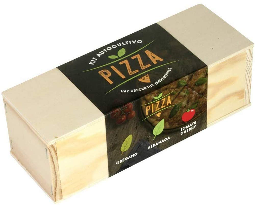 Kit Autocultivo | Pizza | Orégano, albahaca y tomate cherry.