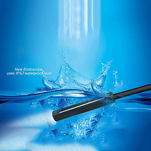 Endoscope Ip67 Waterproof Borescope Inspection Hd Camera For Android(Type C/Mirco/Usb), Semi-Rigid Snake Camera With 6 Led Lights For Havc, Sewer, Drain, Pipe, Automotive (3.28Ft, Hard Line) #TOP6