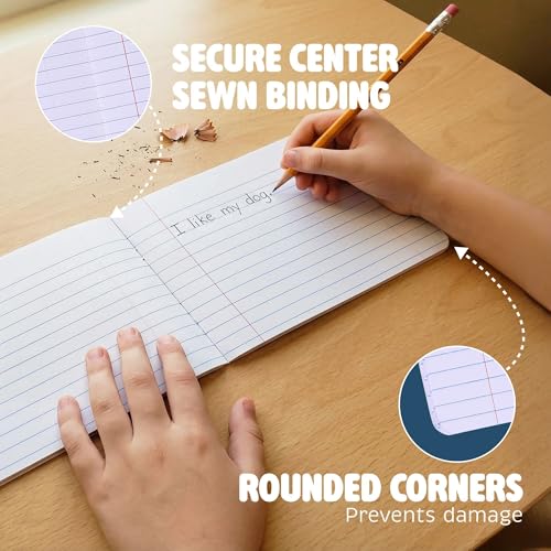 Carnet de composition Roaring Spring marbré pour petits utilisateurs avec carton rigide - 5